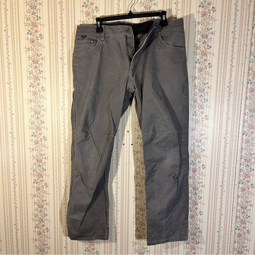 Kuhl Snap-button grey work pants 34x30